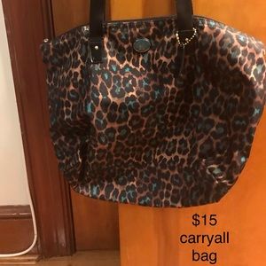 Coach carryall tote